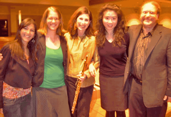 Mary Karen Clardy with Students After Recital